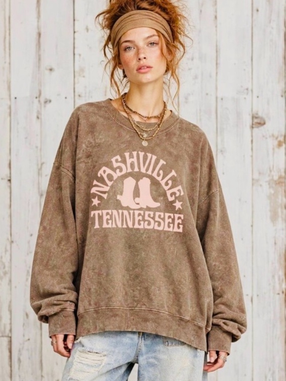 Maurice’s Nashville oversized sweatshirt